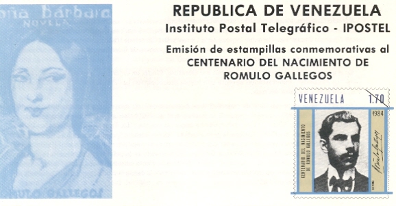 Centenario del nacimiento de Rómulo Gallegos